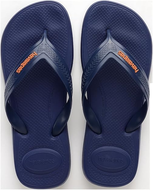 Havaianas Men Slippers Navy Comfortable Casual Flip Flops