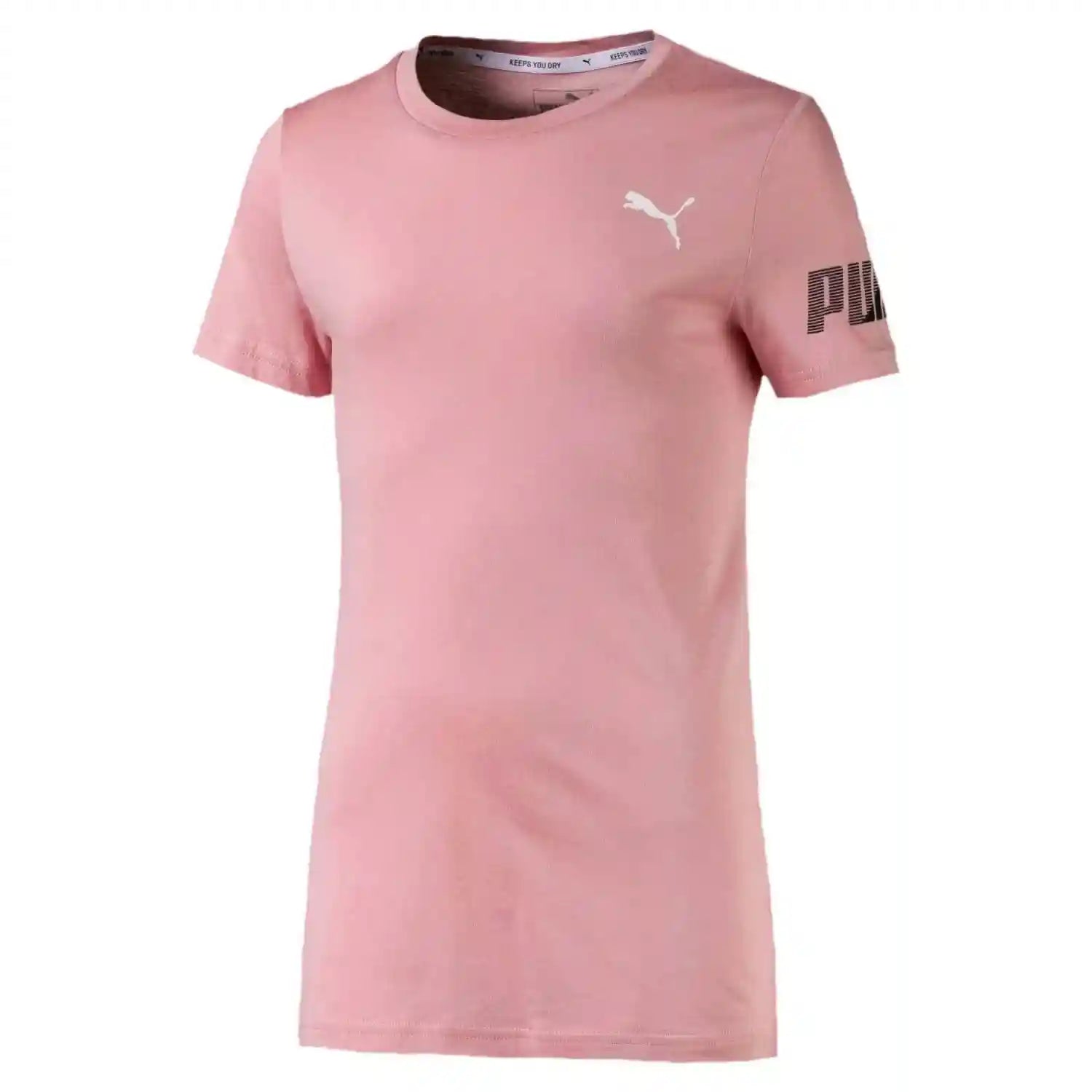 تيشيرتات للبنات من PUMA مصنوعة من خامة ناعمة وخفيفة تسمح بمرور الهواء لتوفير راحة طوال اليوم. تتميز بقَصّة مريحة مناسبة للرياضة