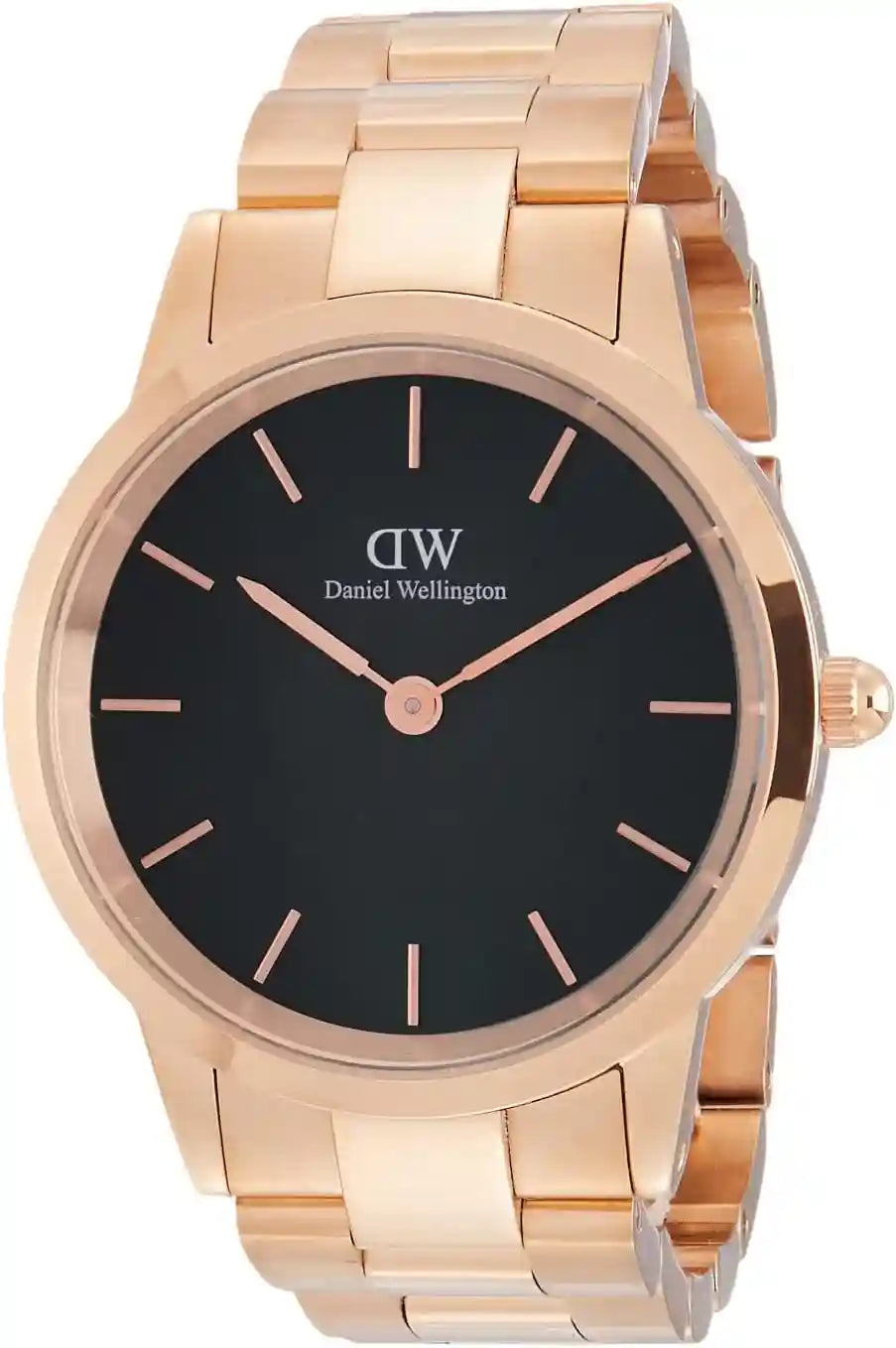 Daniel Wellington Watch Unisex , Japanese Quartz Movement, Analog Display, Rose Gold Stainless Steel Strap-DW00600419 - Safqqa Egypt