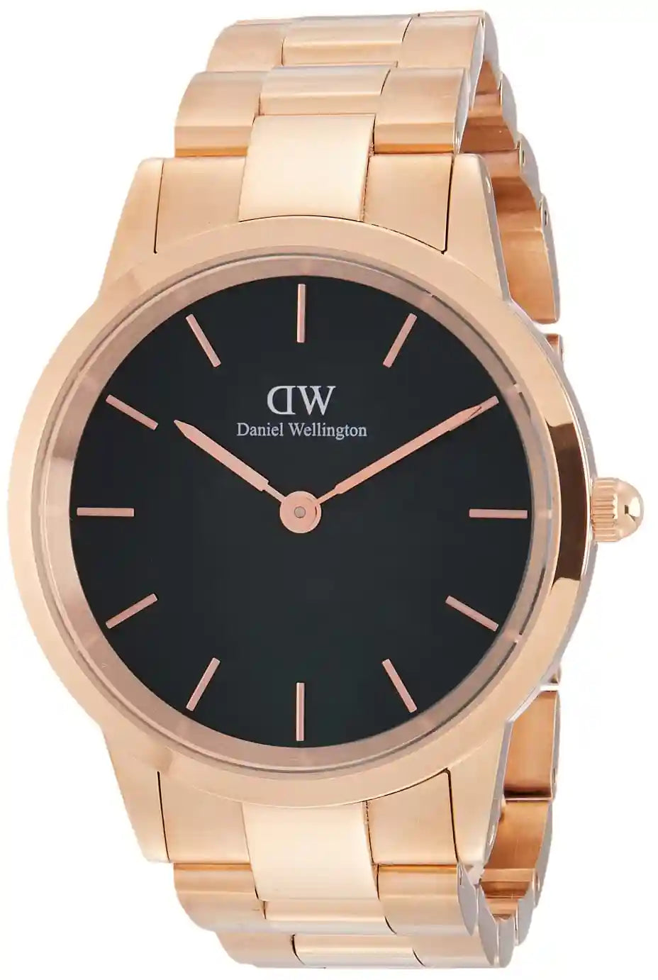 Daniel Wellington Watch Unisex , Japanese Quartz Movement, Analog Display, Rose Gold Stainless Steel Strap-DW00600419 - Safqqa Egypt