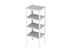 Bama 4-Tier Utility Shelf, 75x60x187 cm, White – Heavy-Duty 240kg Capacity - Safqqa