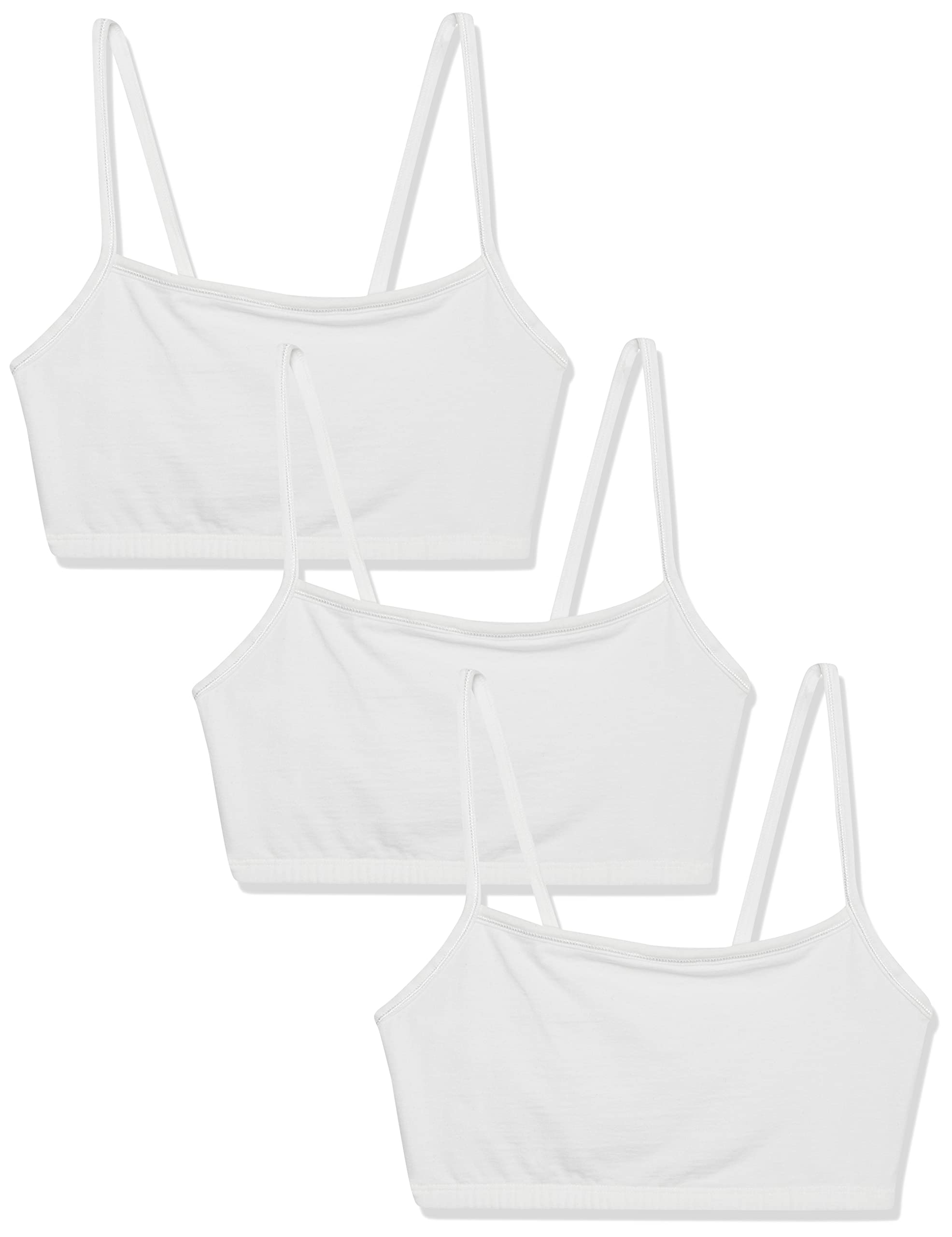 Fruit of the Loom Women’s Cotton Sports Bra Set – Thin & Flexible Straps