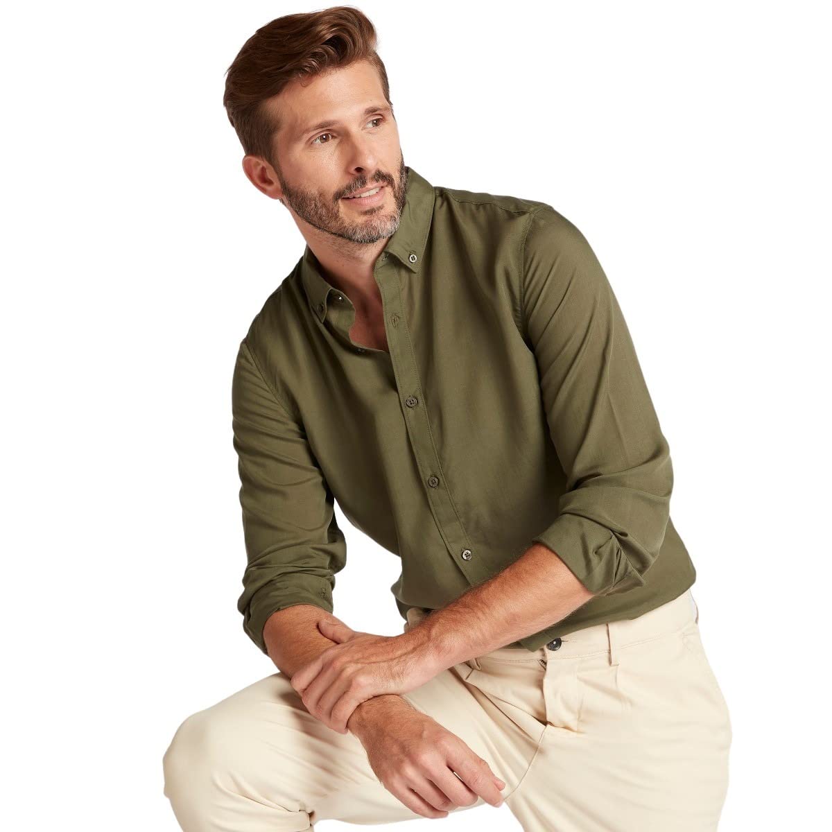 Splash Basic Shirt For Men,Classic collar for a timeless look