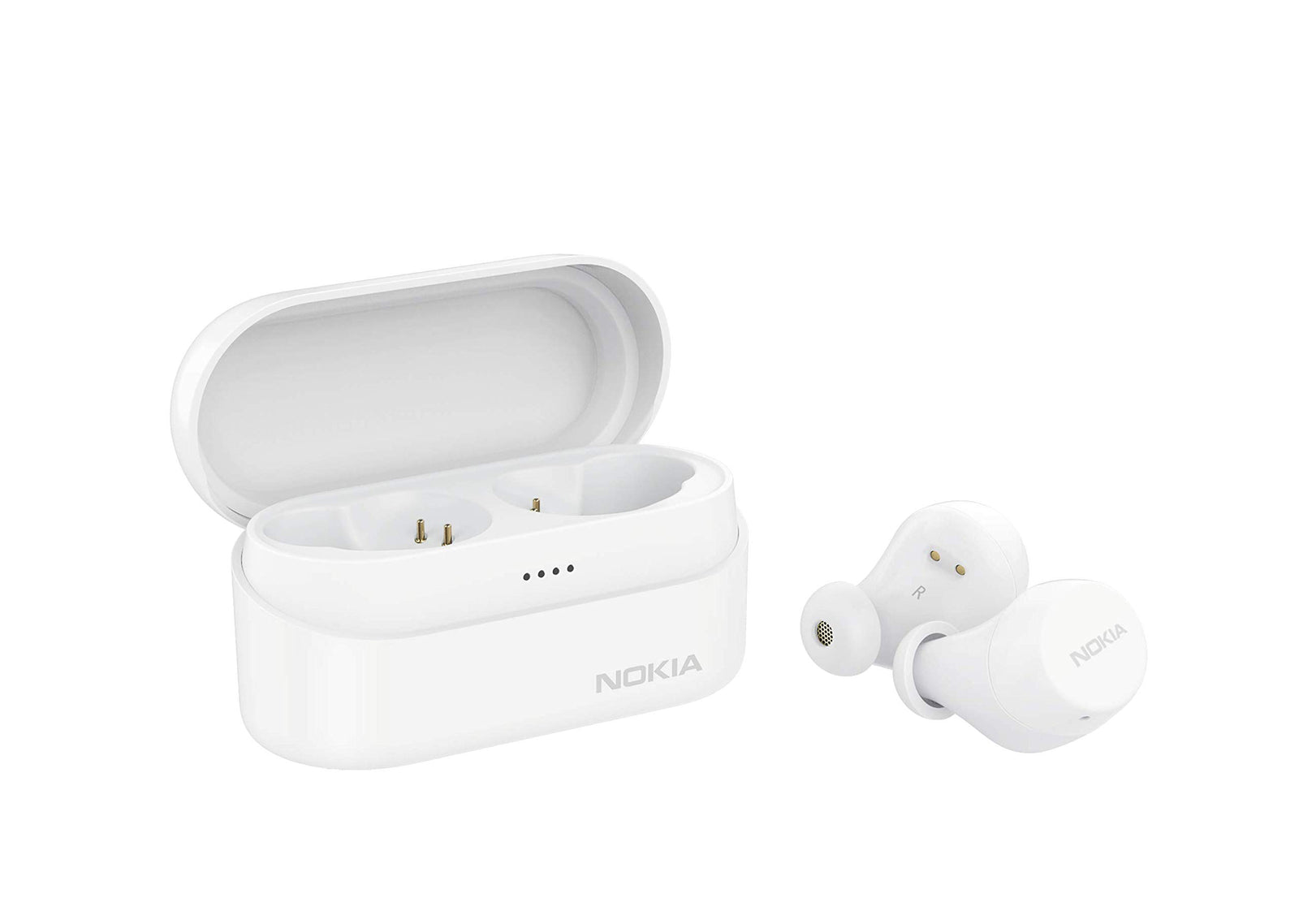 Nokia bh-405 power lite bluetooth wireless earbuds - white