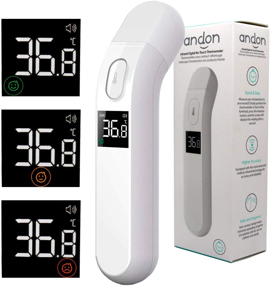 ANDON Infrared Digital No-Touch Thermometer - 1 Unit