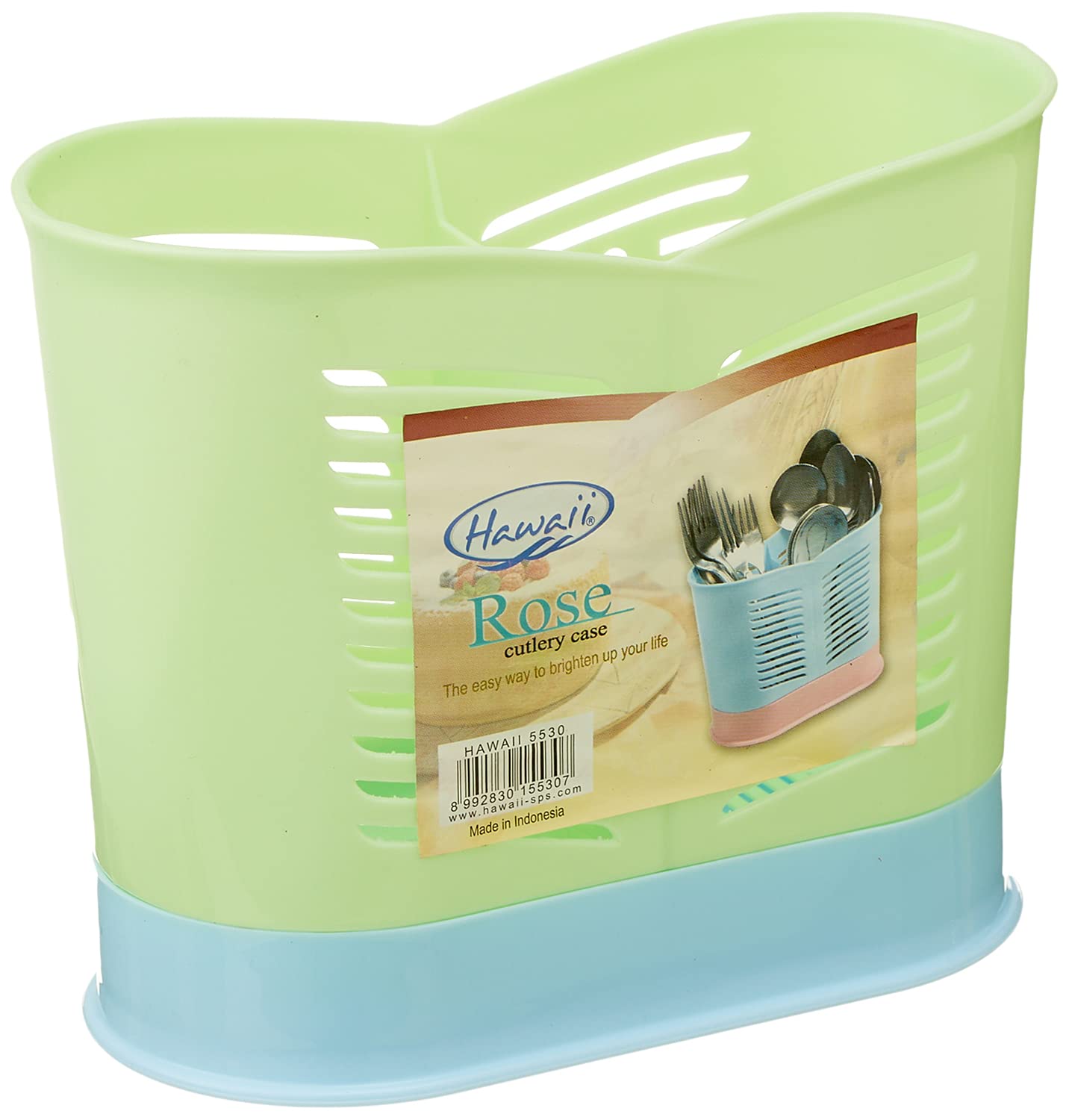 Hawaii Plastic Cutlery Holder Made from durable plastic material - Safqqa