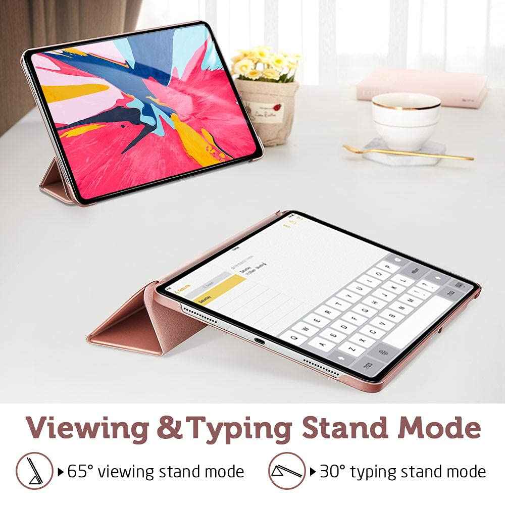 جراب ESR Yippee ثلاثي الطي لجهاز iPad Pro 11" موديل 2018 – غلاف ذكي نحيف بظهر مطاطي