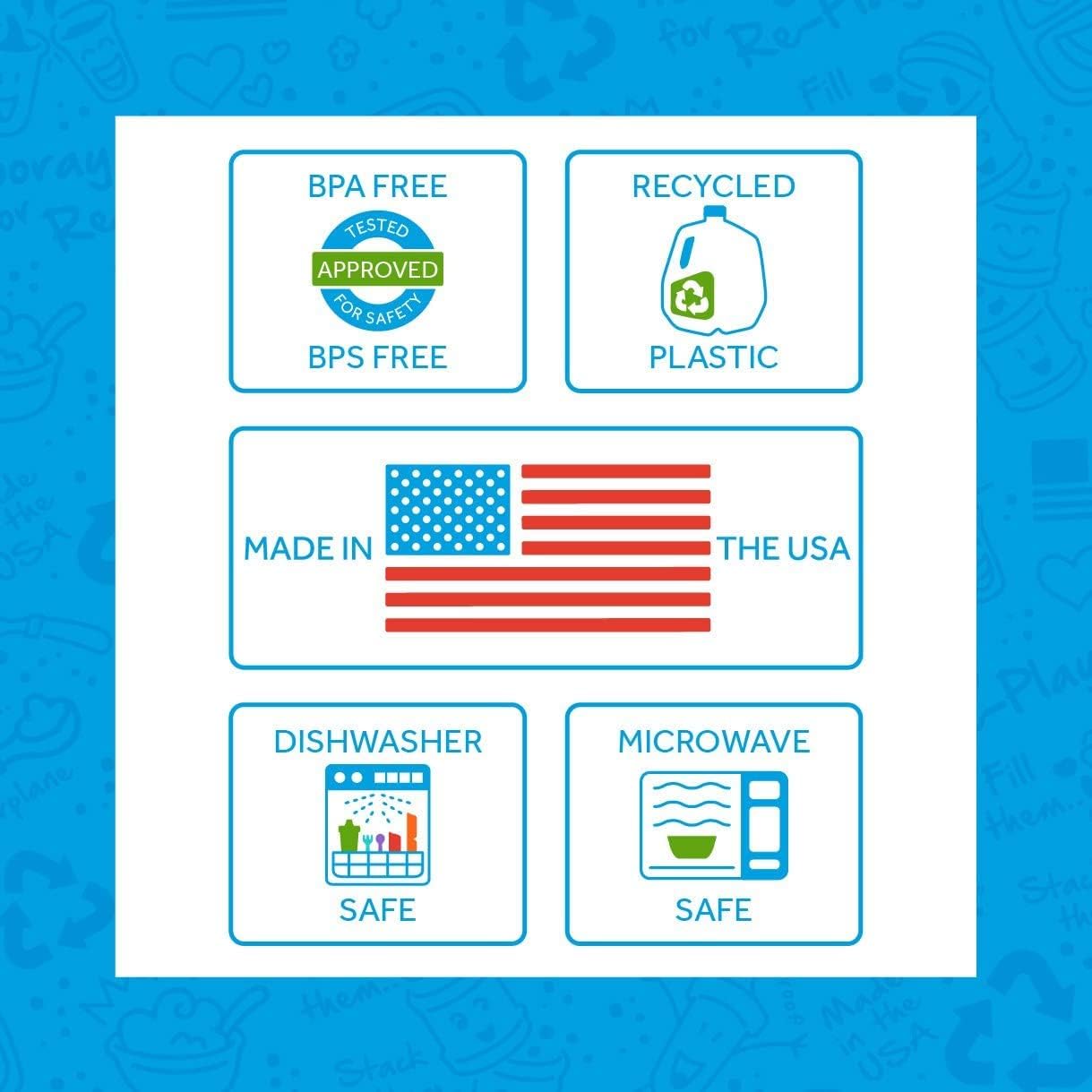 مجموعة أوعية للأطفال مكونة من ٣ قطع، توفر وسيلة آمنة وعملية لتقديم الوجبات للرضع والأطفال الصغار. مصنوعة من مواد متينة وخفيفة الوزن وغير ضارة بالصحة