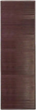 iDesign Bamboo Runner Mat – Non-Skid, Water-Resistant, 72" x 24", Mocha Brown