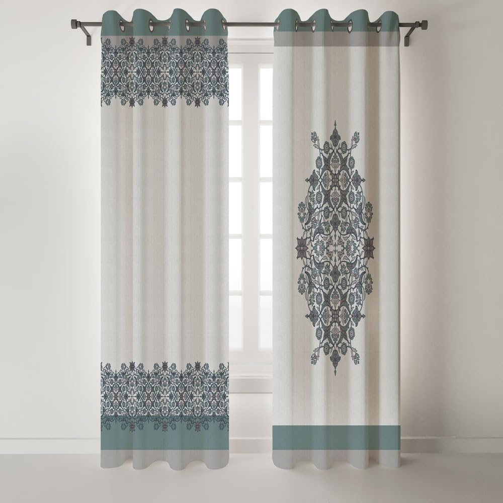 Shatta Side Rings Printed Modern Curtain – Safqqa Egypt