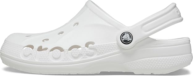 Crocs Boys Slipper White Lightweight Comfort