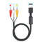 JINHEZO Playstation 3 Audio Video Cables - Game Console Component Accessories Connection Cord, RCA AV to TV Cable for Playstation, PS 1, PS 2, PS 3, Slim 2, Slim 3, 6 feet 1 Pack (Not HDMI