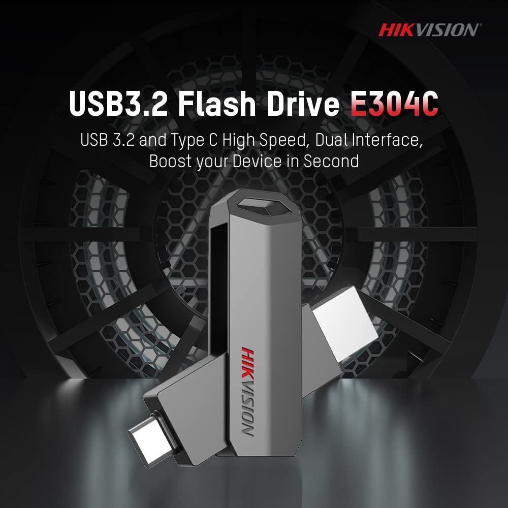 Hikvision E304C Ultra Dual Drive Go USB Type-C Flash Drive - 64GB - Safqqa Egypt