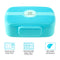 Plaman Lunch Box with compartments, Kids Lunch Box , bento Box Sustainable Leak-Proof, Lunch Box with Cutlery Kindergarten, Salad Box to go for School/Work/Picnic Trips