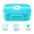 Plaman Lunch Box with compartments, Kids Lunch Box , bento Box Sustainable Leak-Proof, Lunch Box with Cutlery Kindergarten, Salad Box to go for School/Work/Picnic Trips