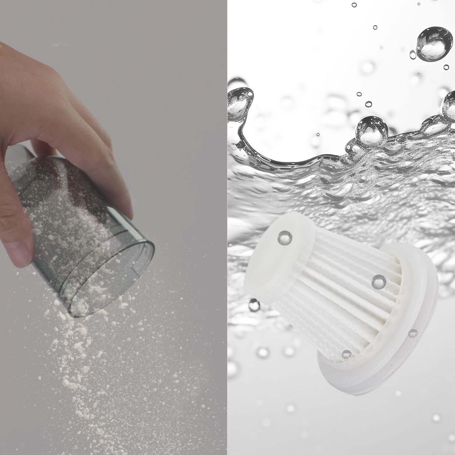 3 in 1 Rechargeable Cordless Vacuum Cleaner (Suction and Expellence) with 2400PA Suction, Car Vacuum Cleaner for Home Office PC Cleaning Portable Lightweight 120W - Safqqa Egypt