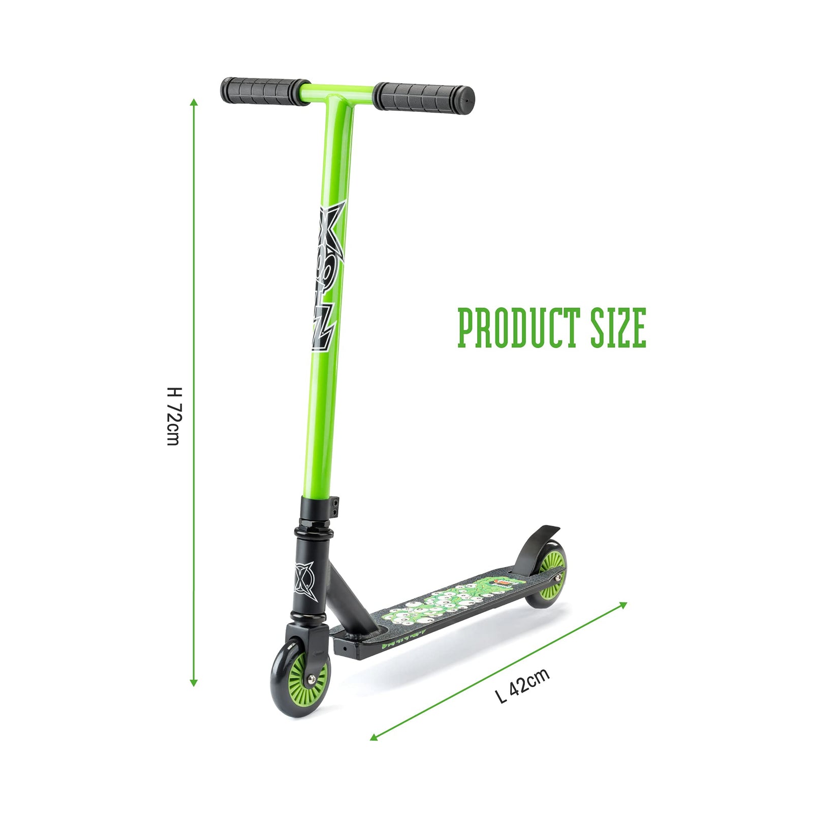 Xootz Kids Scooter - Entry Level, Beginner T-Bar Stunt Scooter, Ages 5+, Multi Colours, One Size