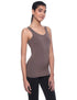 Dice womens Round Neck Solid Tank Top