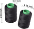 FINDYOU Hair Thread – Perfect Hold for Extensions & Wigs (Black, 3 Packs)