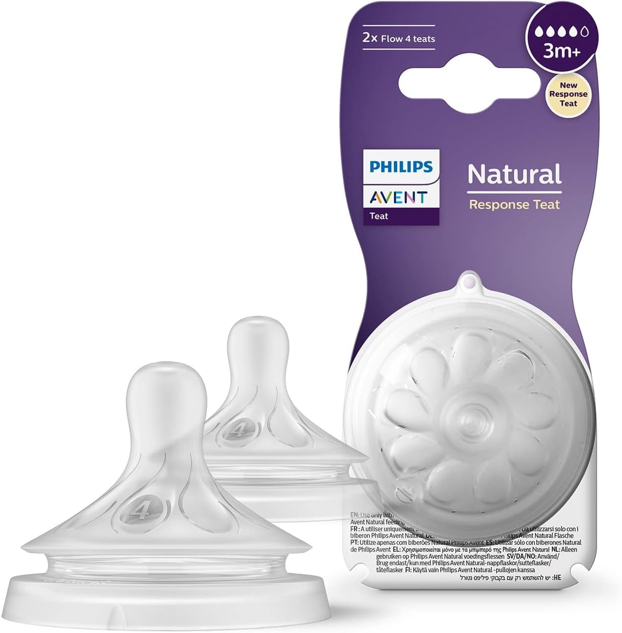 KomKom & Avent Baby feeding bottle set + fish-shaped bath sponge suitable for infants – Safqqa Egypt
