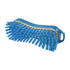 Maya Hand Scrub Brush Resin Set Stiff (210 x 70 mm) Blue 95063 - Safqqa Egypt