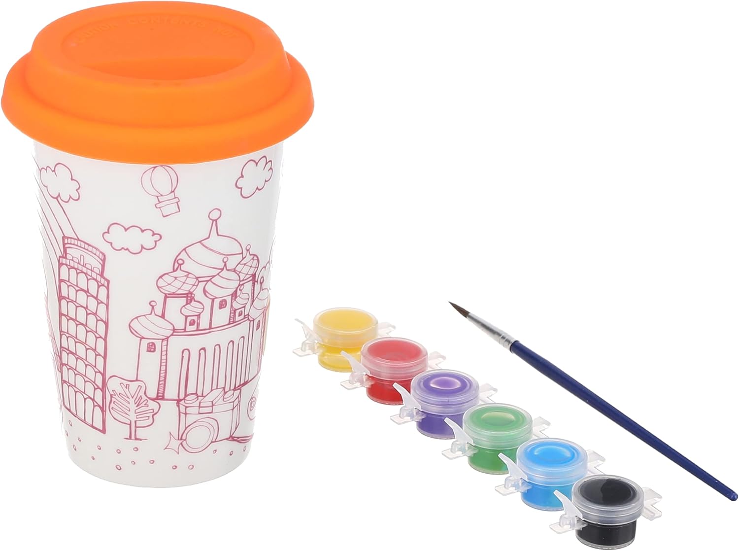 Champion diy-632 paint your own travel mug - 2 pieces