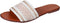 SWAY Women Slippers White Casual Comfort Slip-On Slippers
