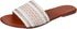 SWAY Women Slippers White Casual Comfort Slip-On Slippers