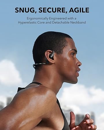 سماعات Soundcore Anker AeroFit Pro Open Ear | راحة فائقة + صوت غني + بطارية طويلة