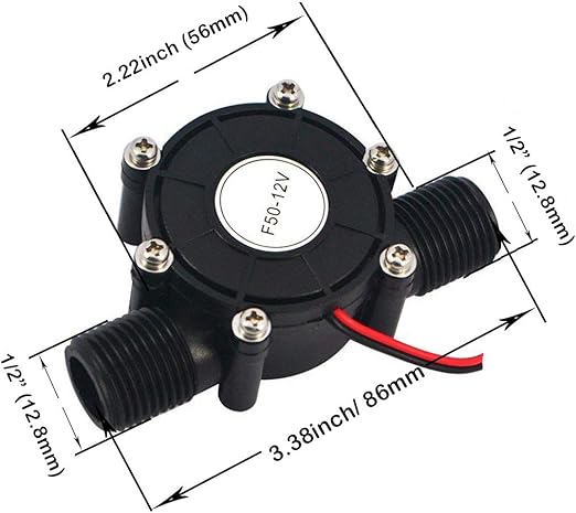 Beduan Micro Water Turbine Generator 12V G1/2 Male Thread for Garden – Safqqa Egypt