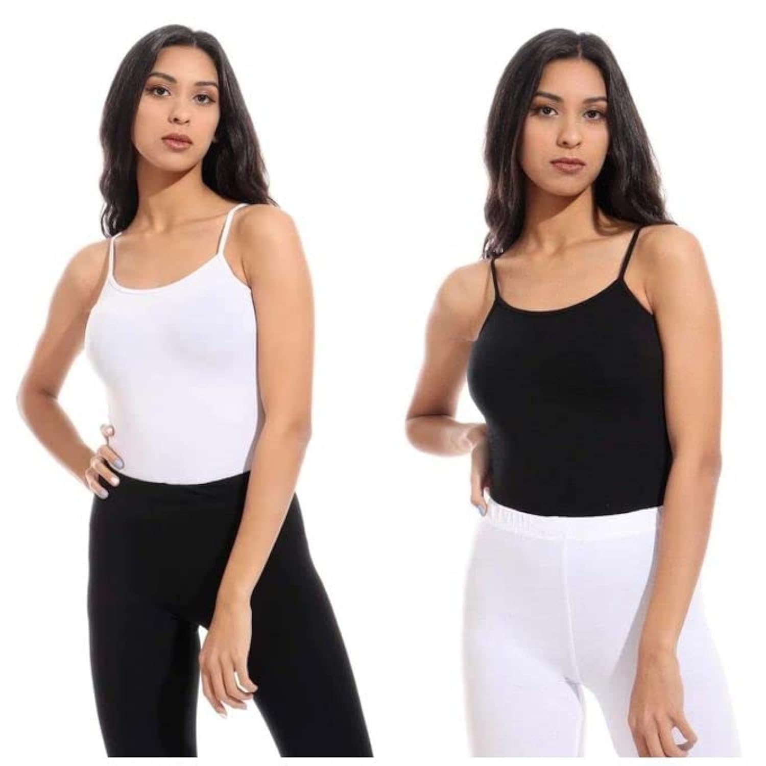Cottonil Pack Of 2 Bretelle Body Top Cotton Lycra For Women