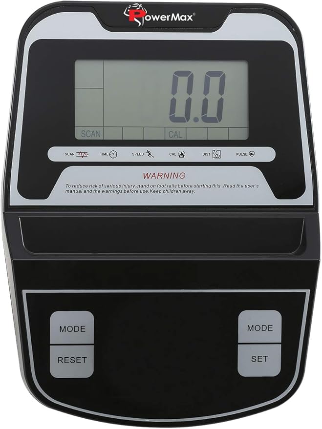 PowerMax Fitness BU-900 Magnetic Upright Bike for Adults, Home Use