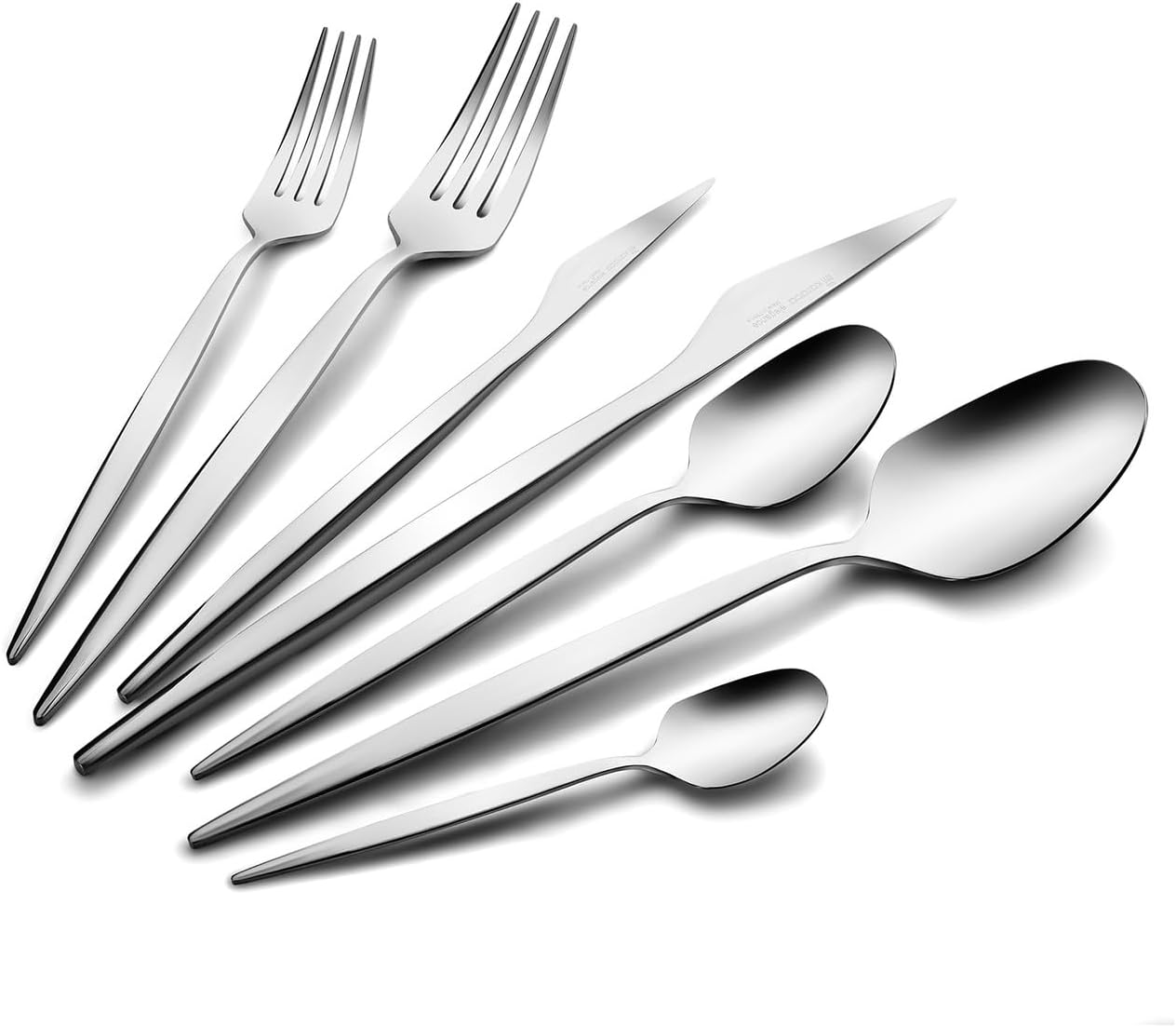Karaca 316 Stainless Steel 84-Piece Cutlery Set, Silver Flatware Collection – Safqqa Egypt