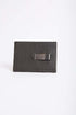 Dalydress Men Genuine Leather Card Holder Money Clip Black
