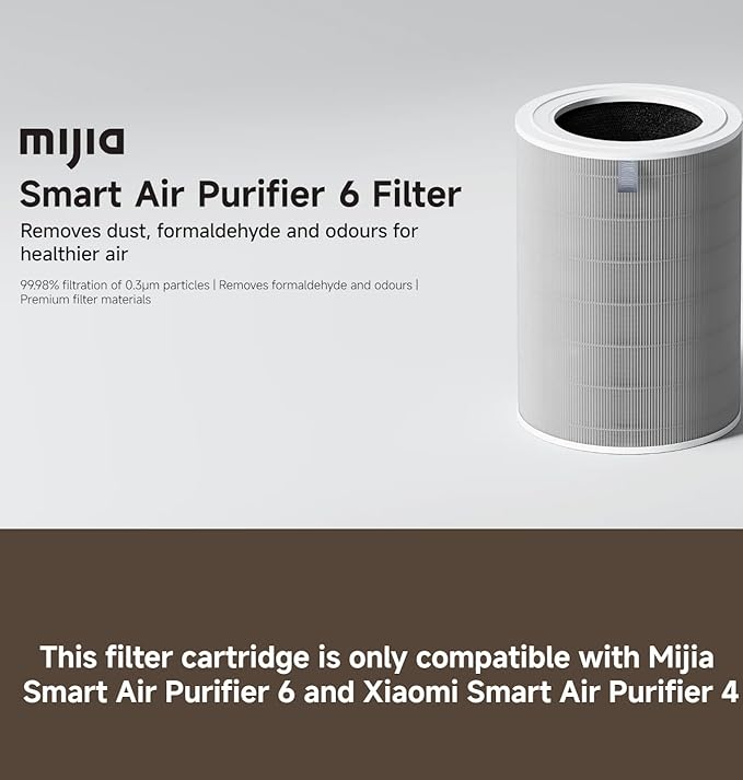 Mijia Smart Air Purifier 6 HEPA Filter Smart Control Grey – Safqqa Egypt