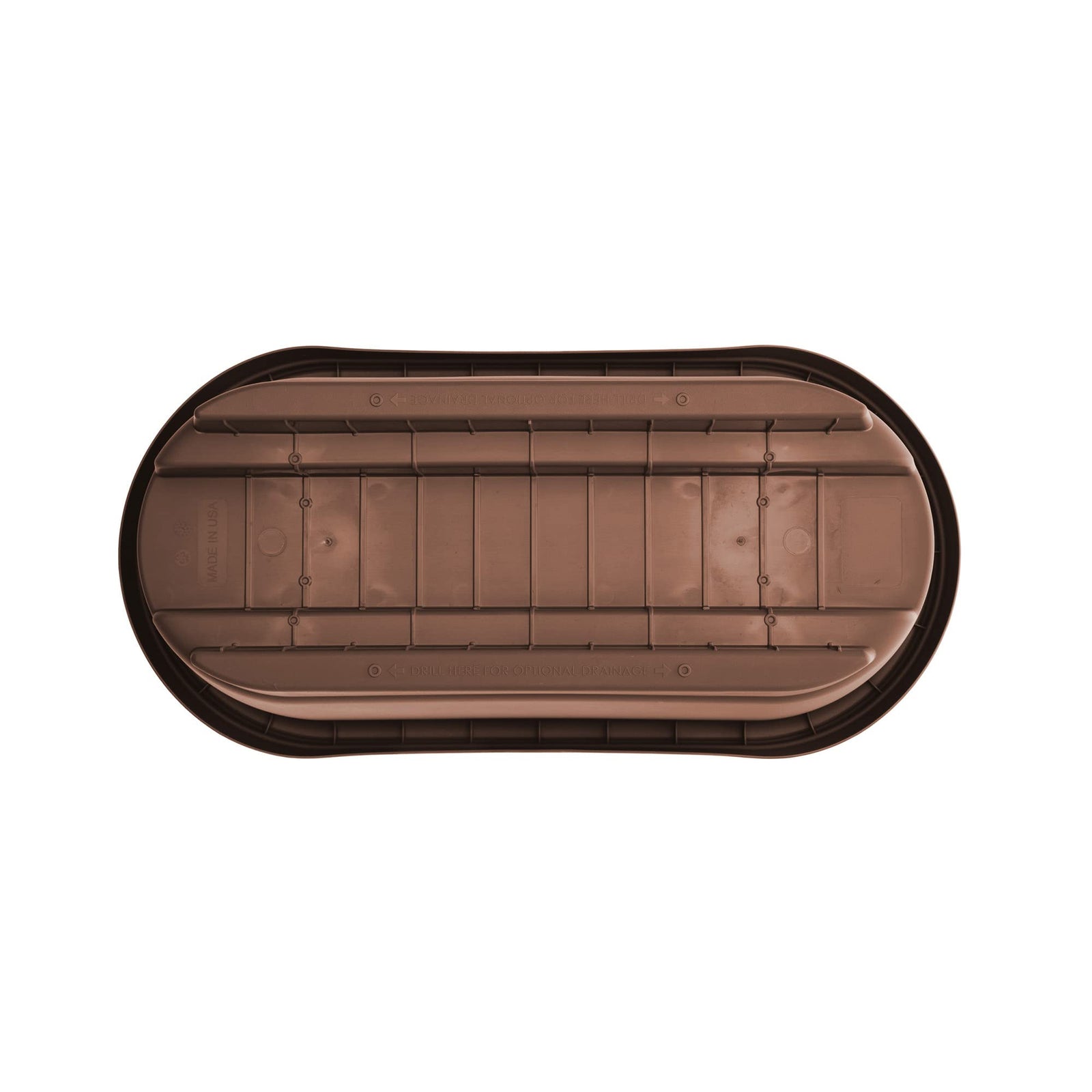 Bloem 24 inch Chocolate Rail Planter