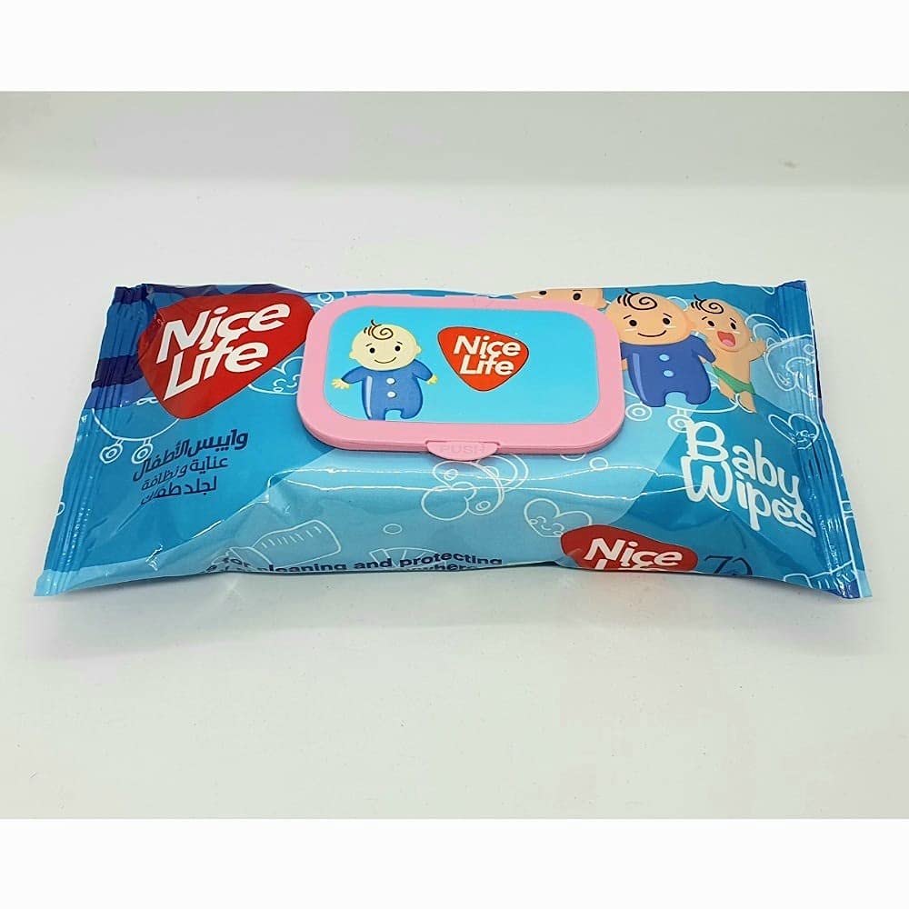 مناديل Nice Life للأطفال (72 قطعة) مصممة لتوفير تنظيف لطيف وفعال لبشرة الطفل الحساسة. مصنوعة من خامات ناعمة ومرطبة تساعد على إبقاء البشرة منتعشة،