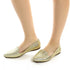 Mr. Joe Women pointed slip on textured leather flats - Safqqa Egypt