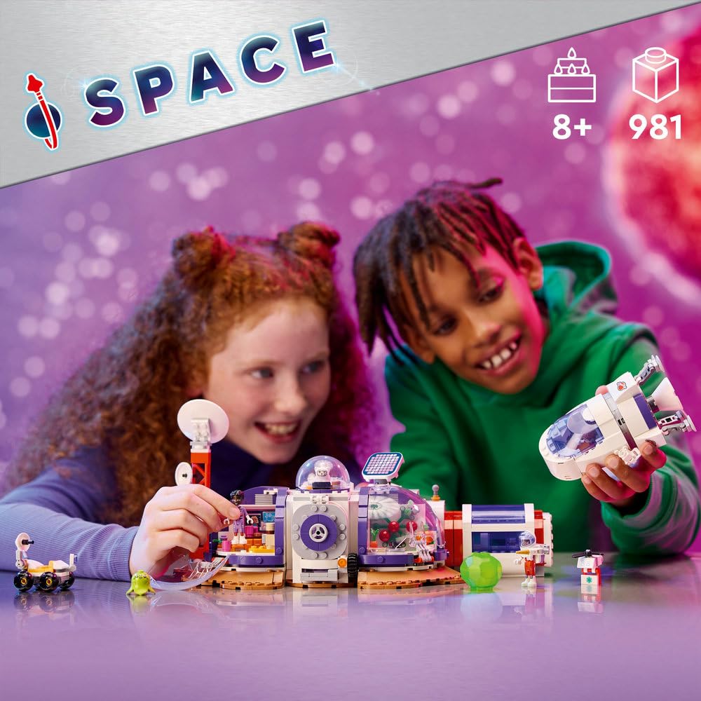 LEGO Friends Mars Space Base and Rocket, Vehicle Set with Rover and Spaceship Toy