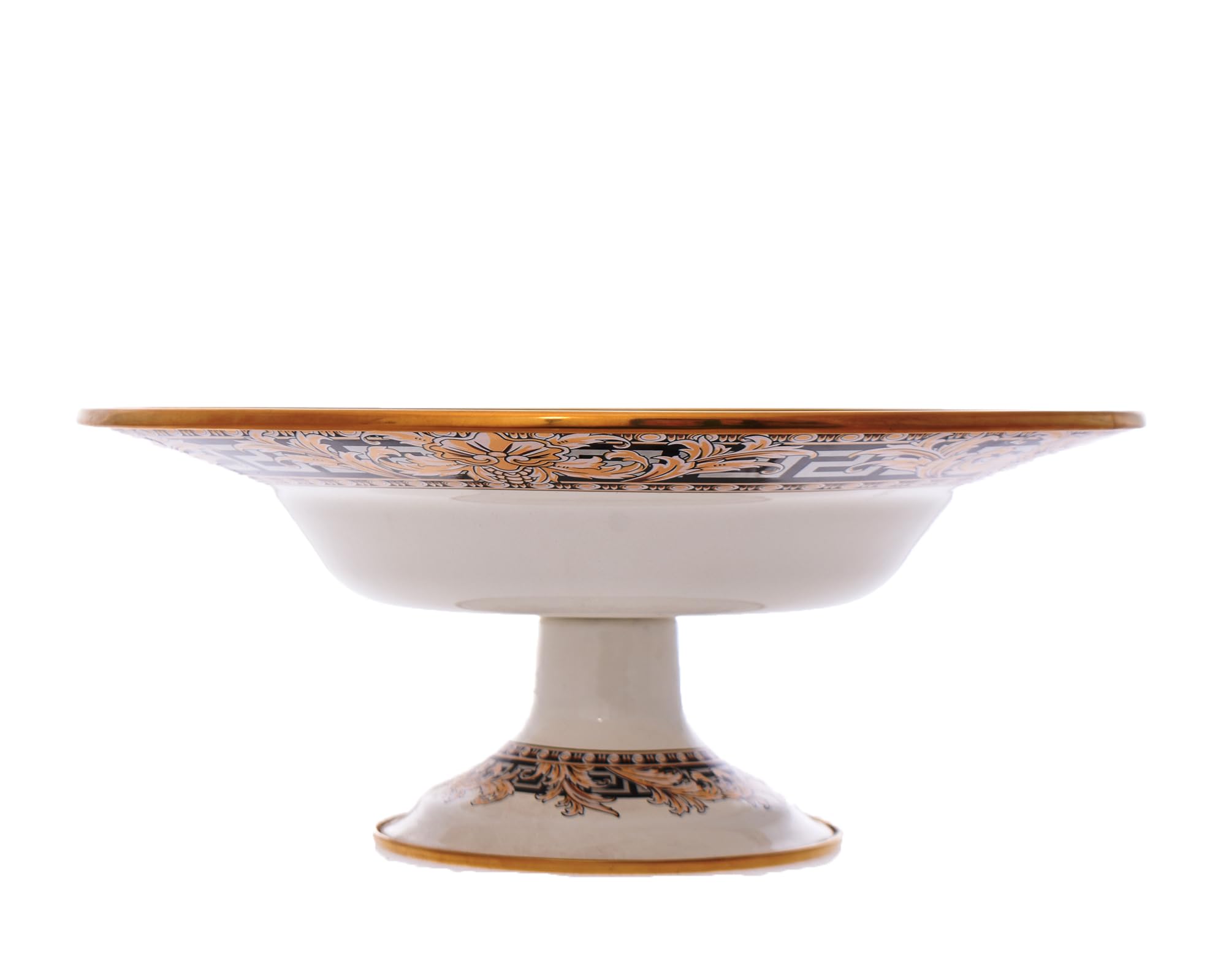 طبق الفواكه المطلي مع قاعدة من Avsar Decor قطعة أنيقة وعملية تضيف لمسة جمالية إلى مائدتك