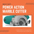 Sulfur Power Action MC1200 Marble Cutter Input 1200W 220-240V, 50Hz No Load Speed 12000/min, Blade Diameter 110mm Professional Quality (MC1200, Green)