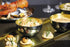 ARTESÀ Serving Platter with Tapas Dishes in Gift Box, Galvanised Steel, Metallic Blue/Brass