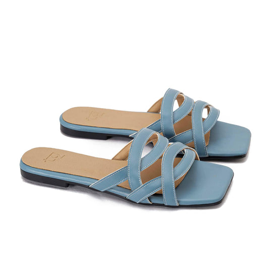 Tgs Womens Double Loop Slipper Flat Sandal