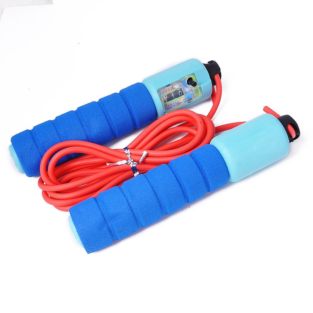 bilAnca Adjustable Jump Skipping Rope with Counter and Foam Handle (1 Pc Random Color)
