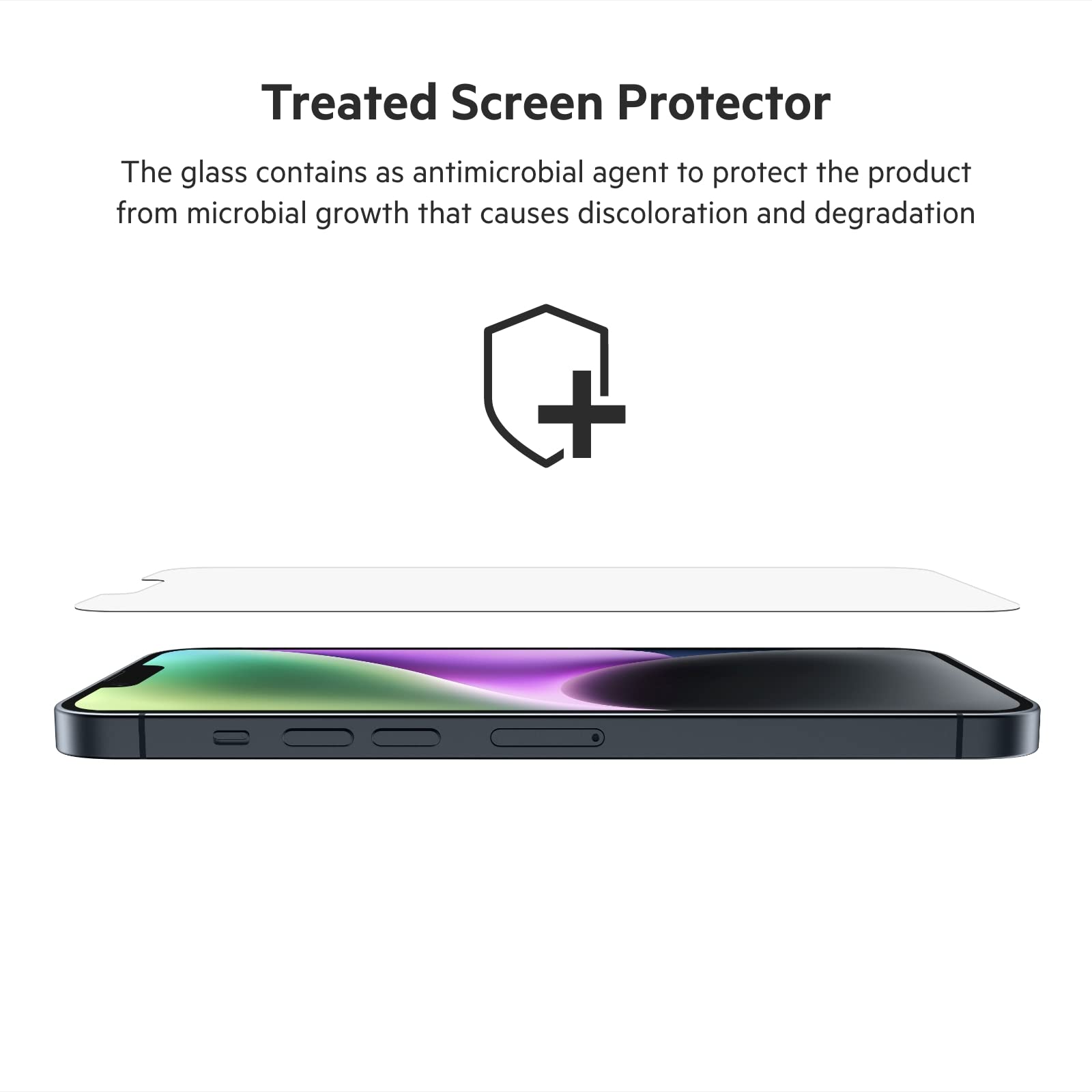 Belkin 2 Pack TemperedGlass iPhone 14 Plus /13 Pro Max Screen Protector