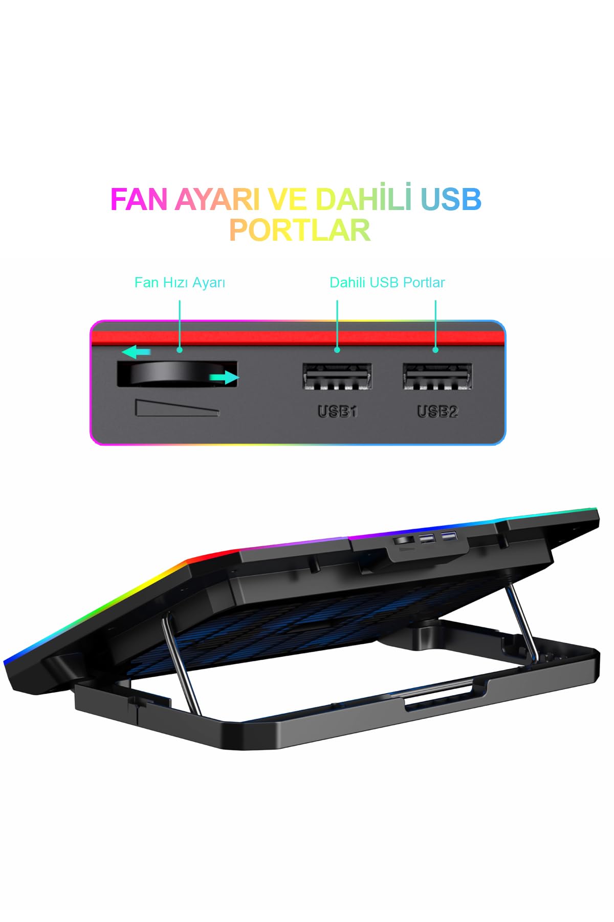 قاعدة تبريد لاب توب الألعاب من هافيت، F2069 (إصدار محدث)