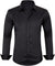 J.Ver Men’s Solid Long Sleeve Formal Shirt