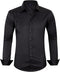 J.Ver Men’s Solid Long Sleeve Formal Shirt