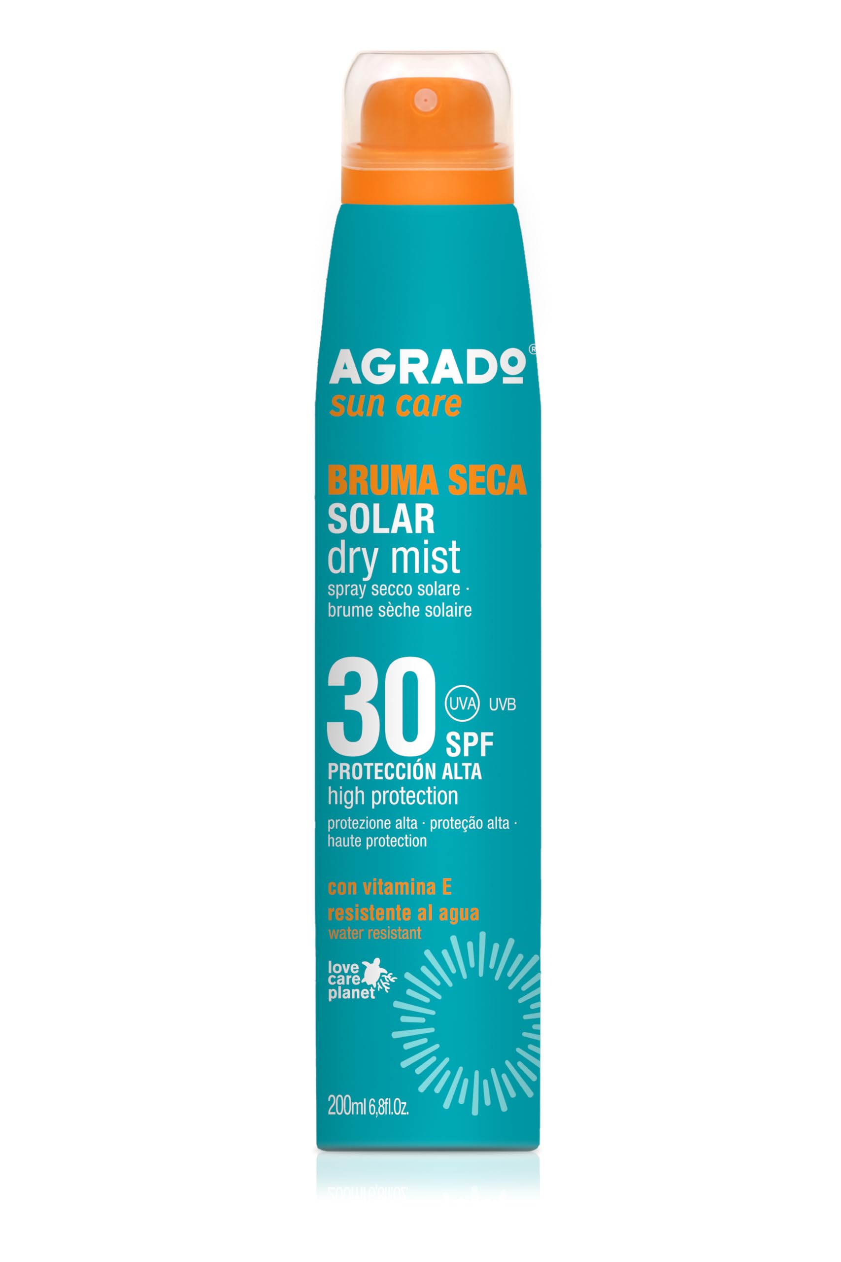 Agrado Solar Dry Moisture Spray SPF30 – 270cc (200ml)