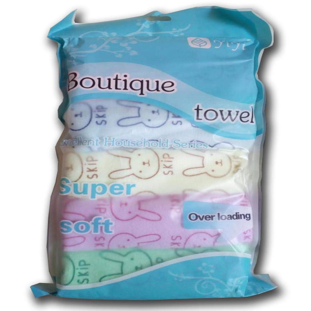 Guangtou boutique microfiber kitchen towels set, 5 pieces - multi color